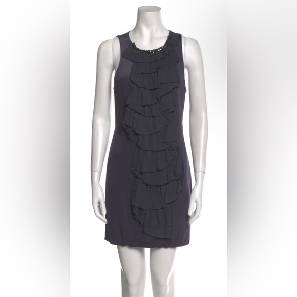 3.1 PHILLIP LIM Scoop Neck Mini Dress Size Large/12 - Picture 1 of 3